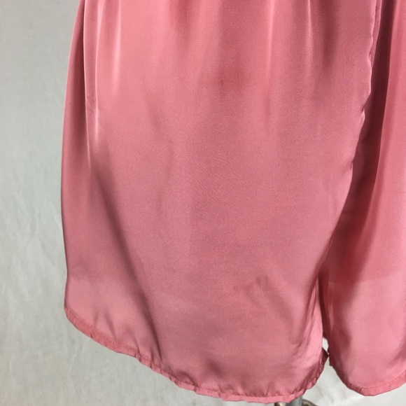 SHINESTAR ROSE PINK SATIN SHORT JUMPER LARGE NWOT - Picture 3 of 8